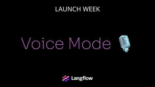 Launch Week Day 3 - Voice Mode 🎙️